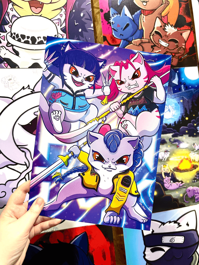 Huntrix Kpop Demon Hunters • Print