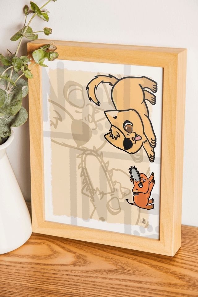 Chainsaw Cat • Print