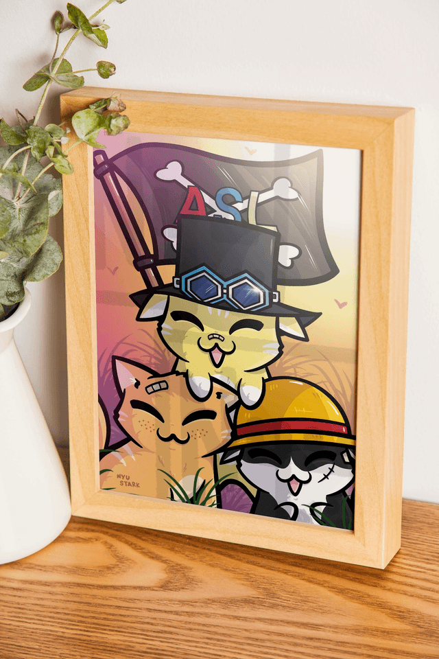 ASL One Piece (Ace, sabo, Luffy) • Print