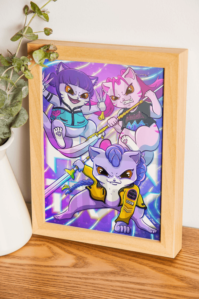 Huntrix Kpop Demon Hunters • Print
